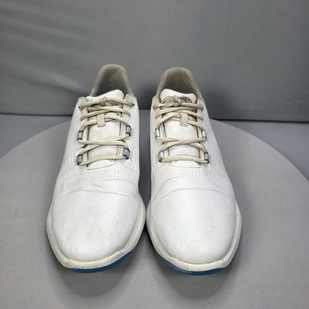 FootJoy FJ Mens Fuel Spikeless Golf Shoes White Sneakers Size 11.5